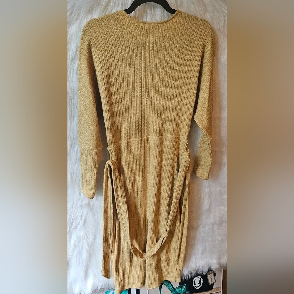 Shelley Klassen Goldenrod Knit Sweater Dress - Picture 8 of 12